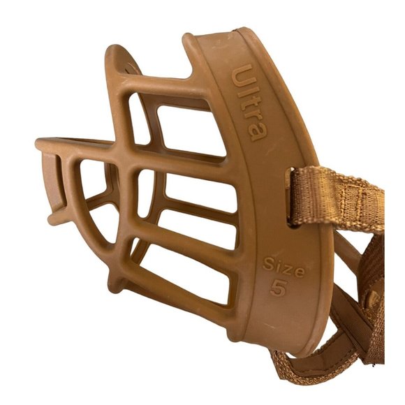Baskerville Other - Baskerville Ultra Muzzle for Dogs, Size 5 - Brown